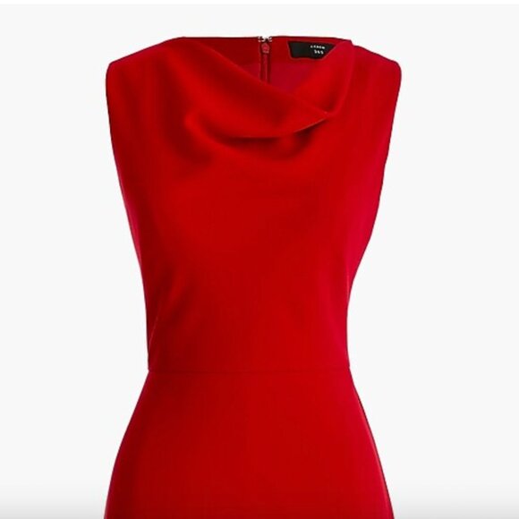 J. Crew 365 Red Cocktail Dress, Size 10 Tall - Picture 2 of 14
